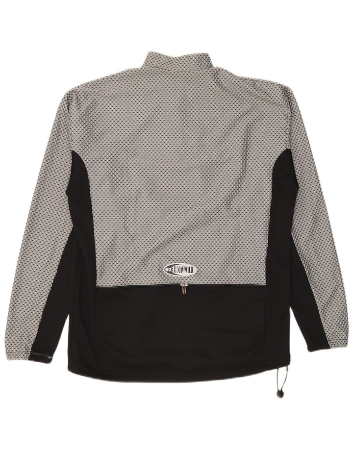 Trening Vintage pentru bărbați cu pulover grafic Top IT 50 Medium Gri Colorblock