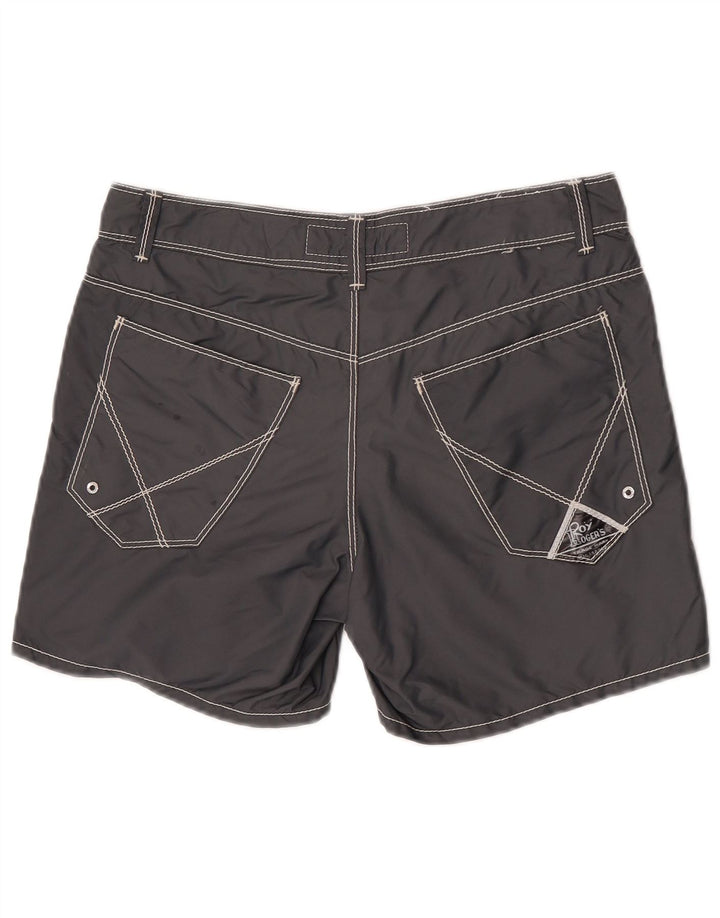 Pantaloni scurți de înot Roy Rogers pentru bărbați, gri mediu, poliamidă