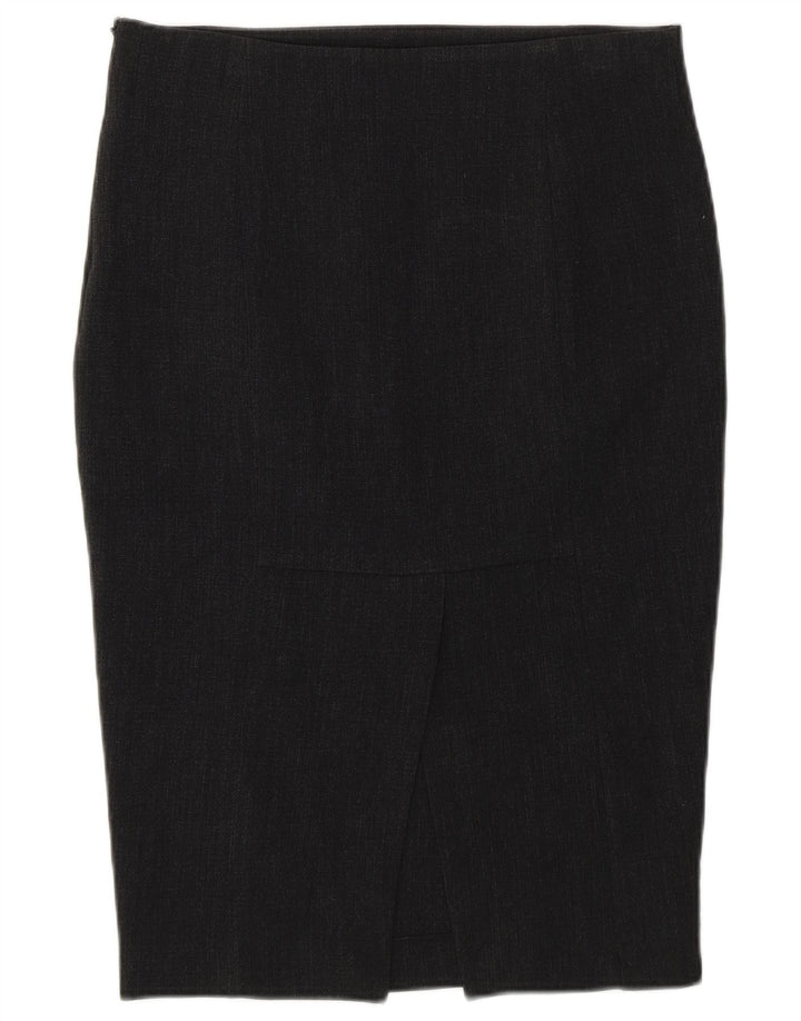 Fusta creion pentru femei Zara Medium W28 Gri Poliester