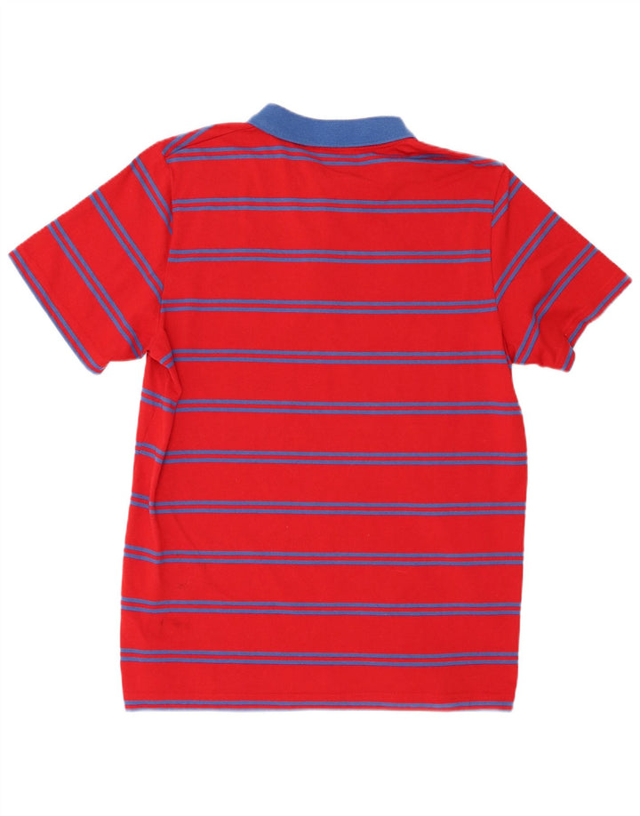 Tricou polo Sergio Tacchini pentru bărbați, poliester cu dungi roșii mari