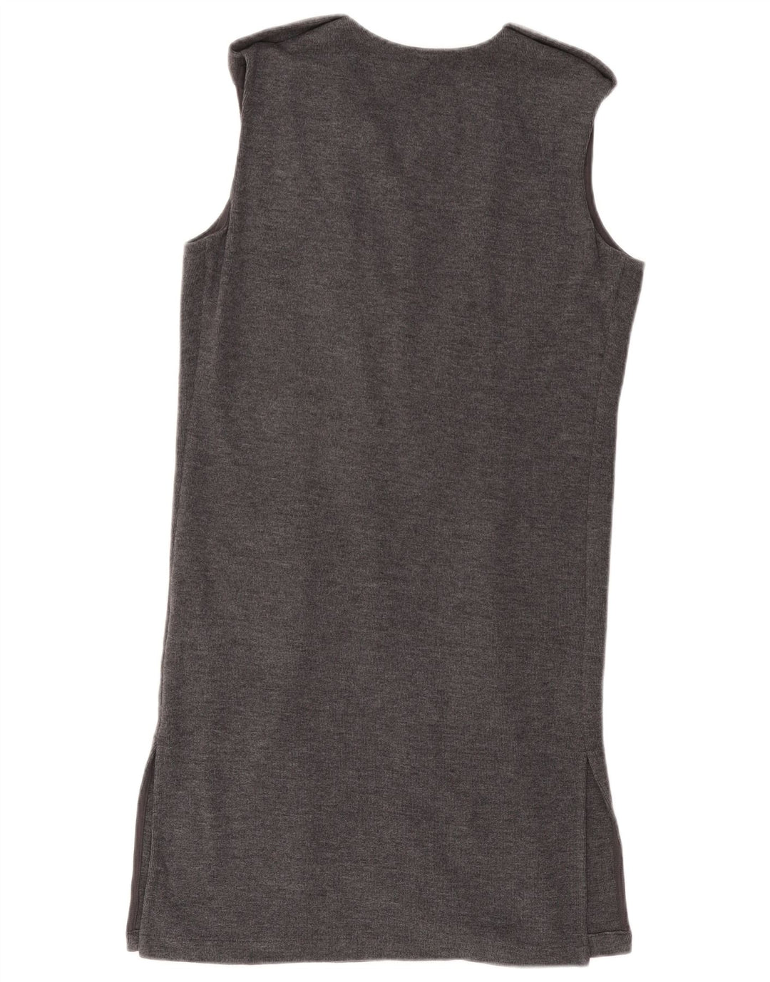 MARKS & SPENCER Pulover cardigan fără mâneci pentru femei UK 8 Small Gri