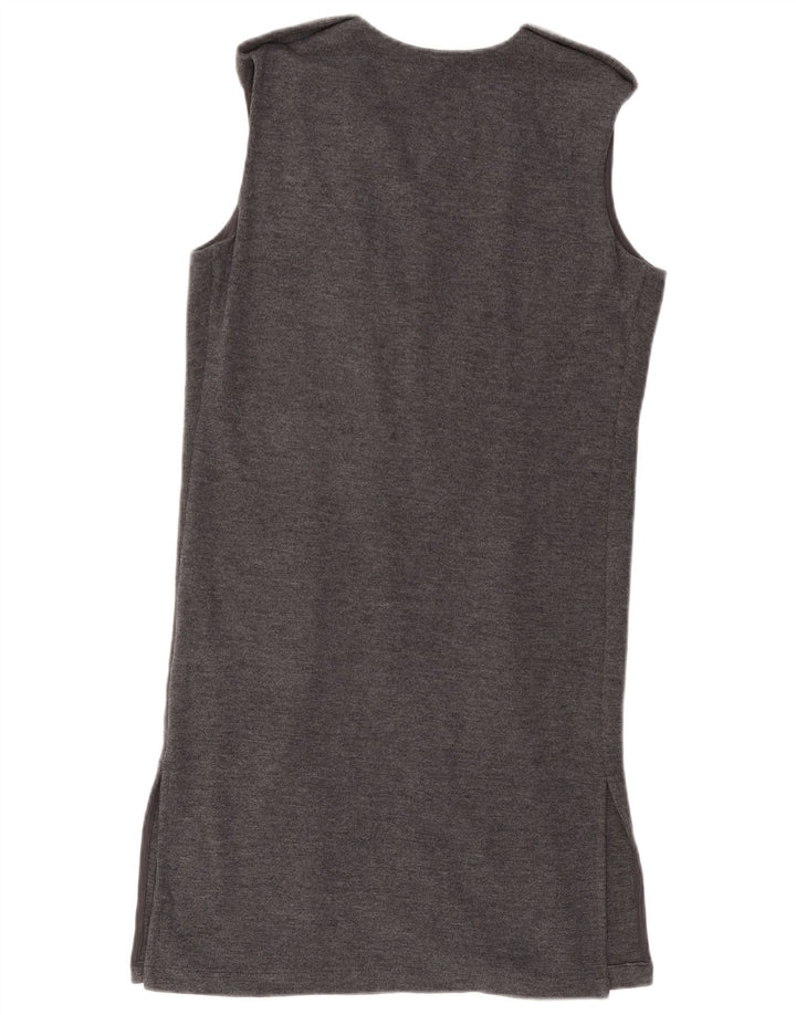 MARKS & SPENCER Pulover cardigan fără mâneci pentru femei UK 8 Small Gri