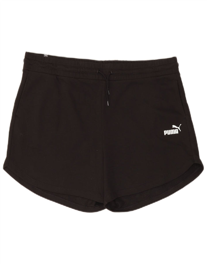 Pantaloni scurți sport pentru bărbați Puma 2XL, bumbac negru