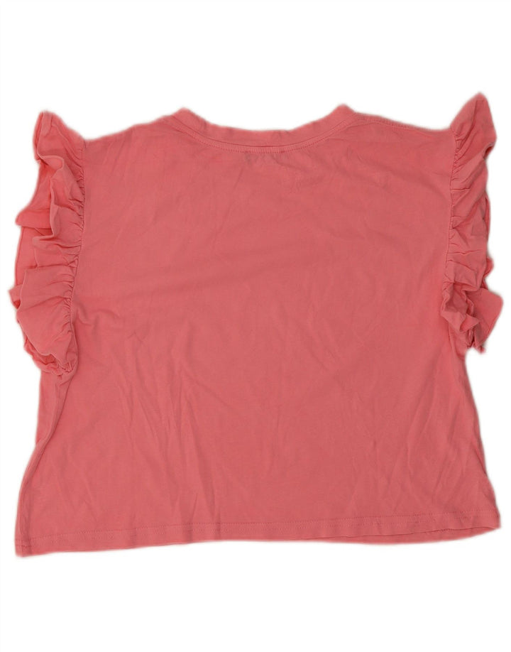 Tricou supradimensionat pentru femei Zara UK 10 Small Pink