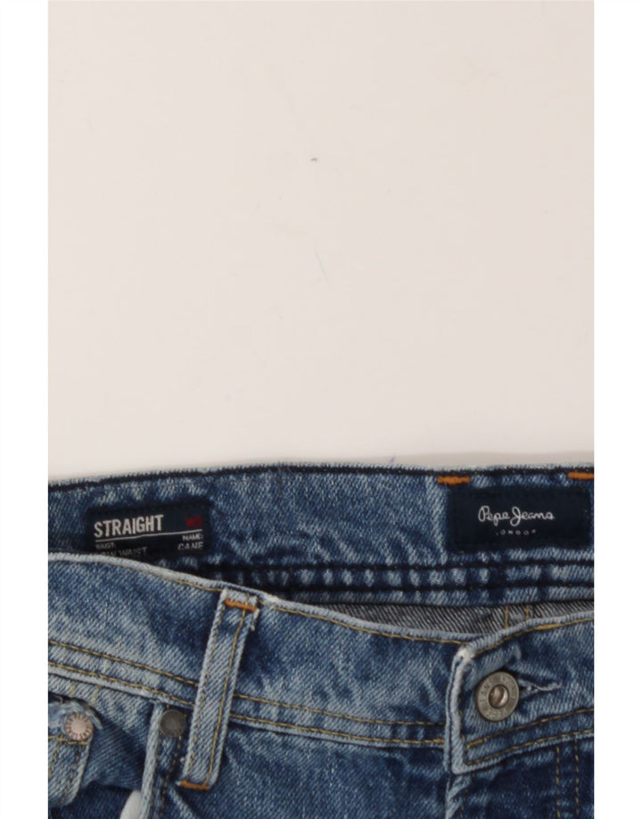 PEPE JEANS Womens Straight Jeans W32 L29 Blue Vintage PEPE Jeans and Second-Hand PEPE Jeans from Messina Hembry 
