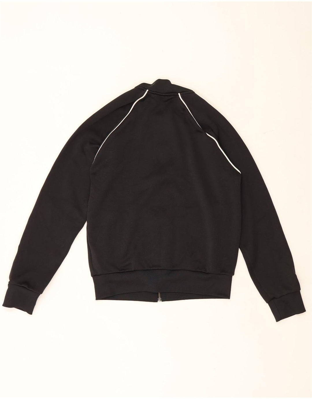 Jachetă de top pentru trening Adidas pentru femei UK 14 Poliester mediu negru