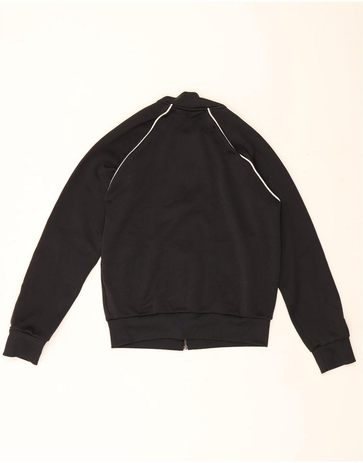 Jachetă de top pentru trening Adidas pentru femei UK 14 Poliester mediu negru