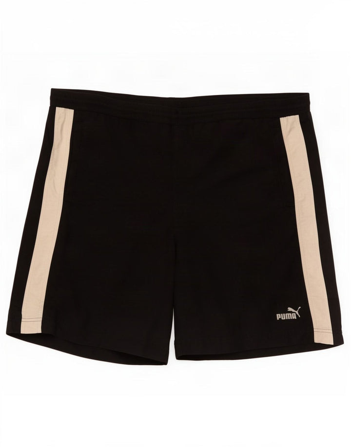 Pantaloni scurți sport Puma pentru bărbați XL, negru, poliester color bloc