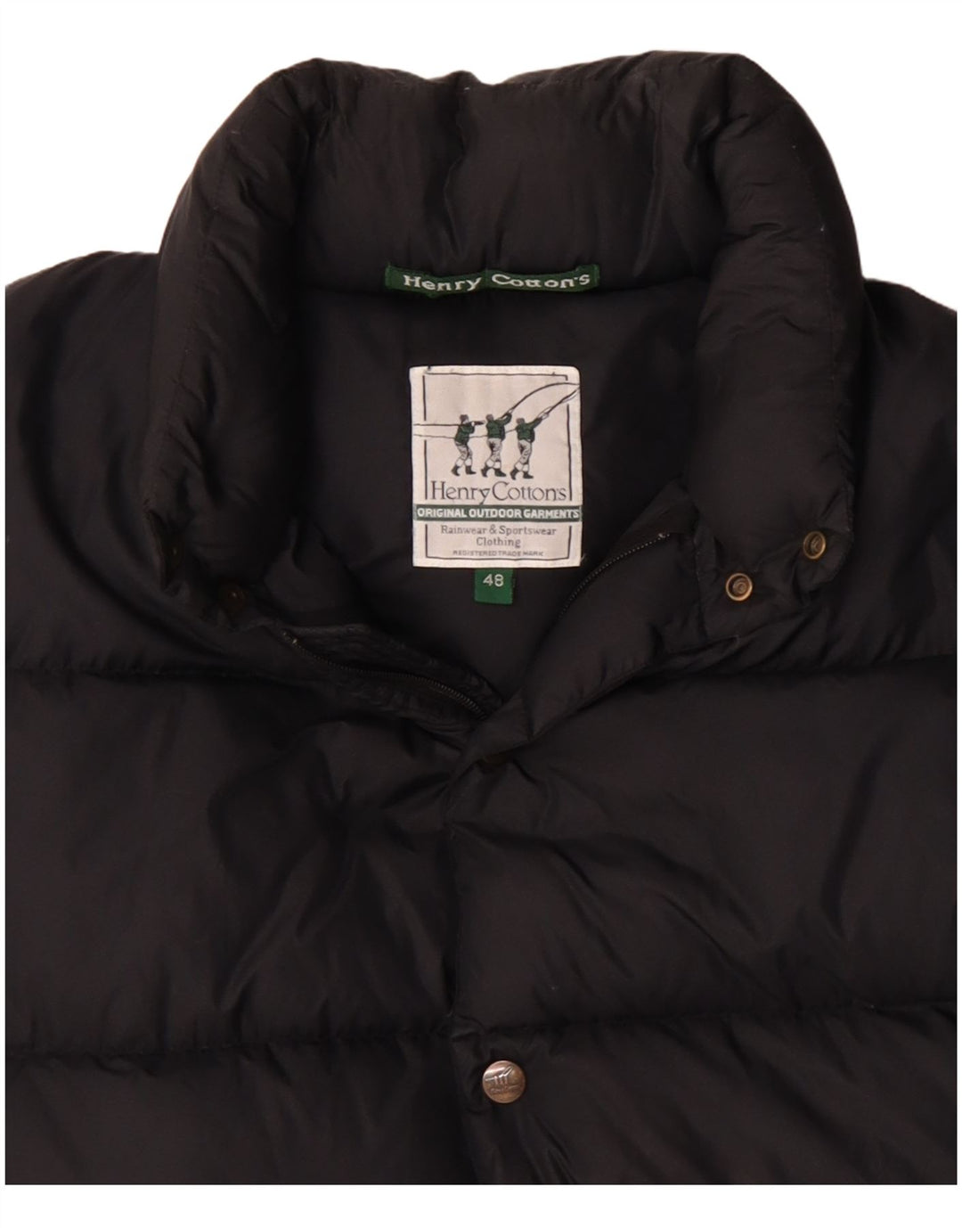 Jachetă căptușită pentru bărbați HENRY COTTONS IT 48 Medium Black