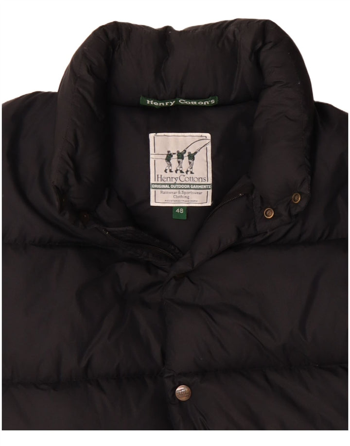 Jachetă căptușită pentru bărbați HENRY COTTONS IT 48 Medium Black