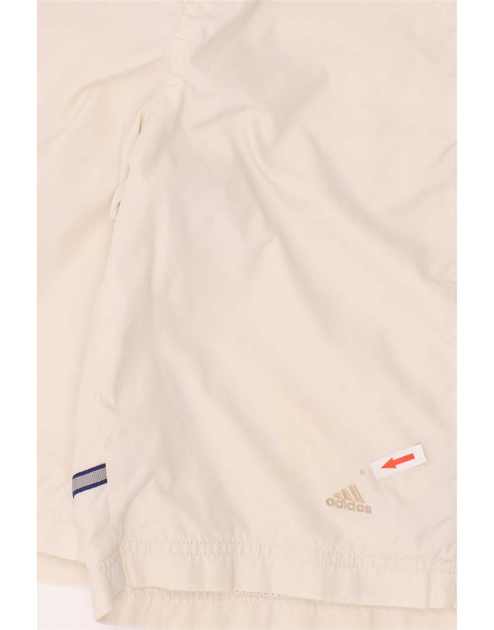 Pantaloni scurți de înot adidas băieți 13-14 ani poliester cu dungi albe