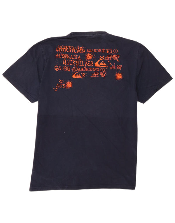 Tricou grafic Quiksilver pentru bărbați Top XL Bumbac bleumarin