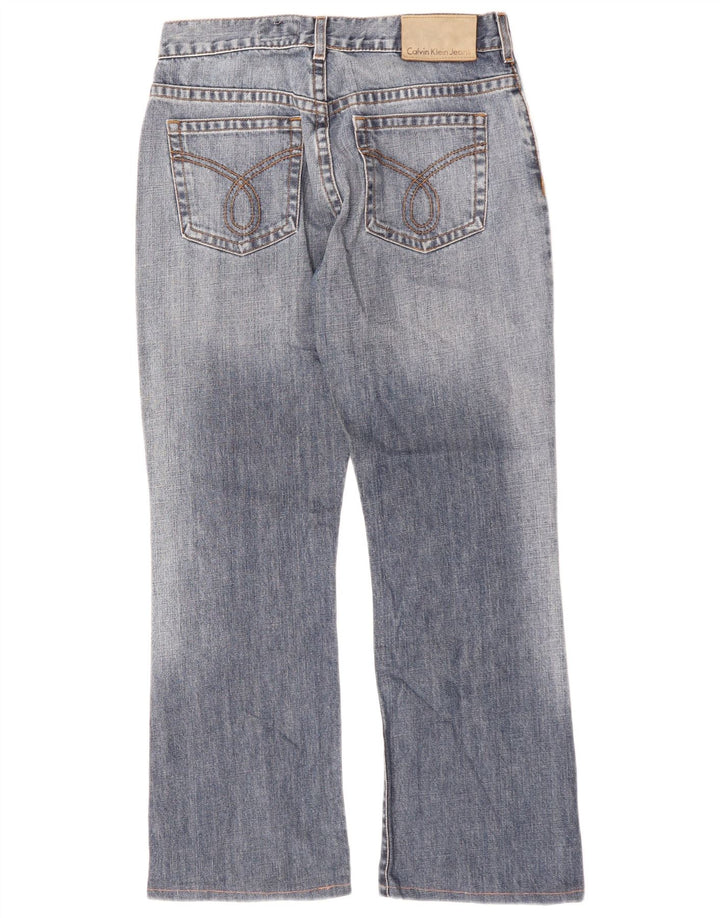 CALVIN KLEIN Blugi Bootcut pentru bărbați W29 L27 Bumbac albastru