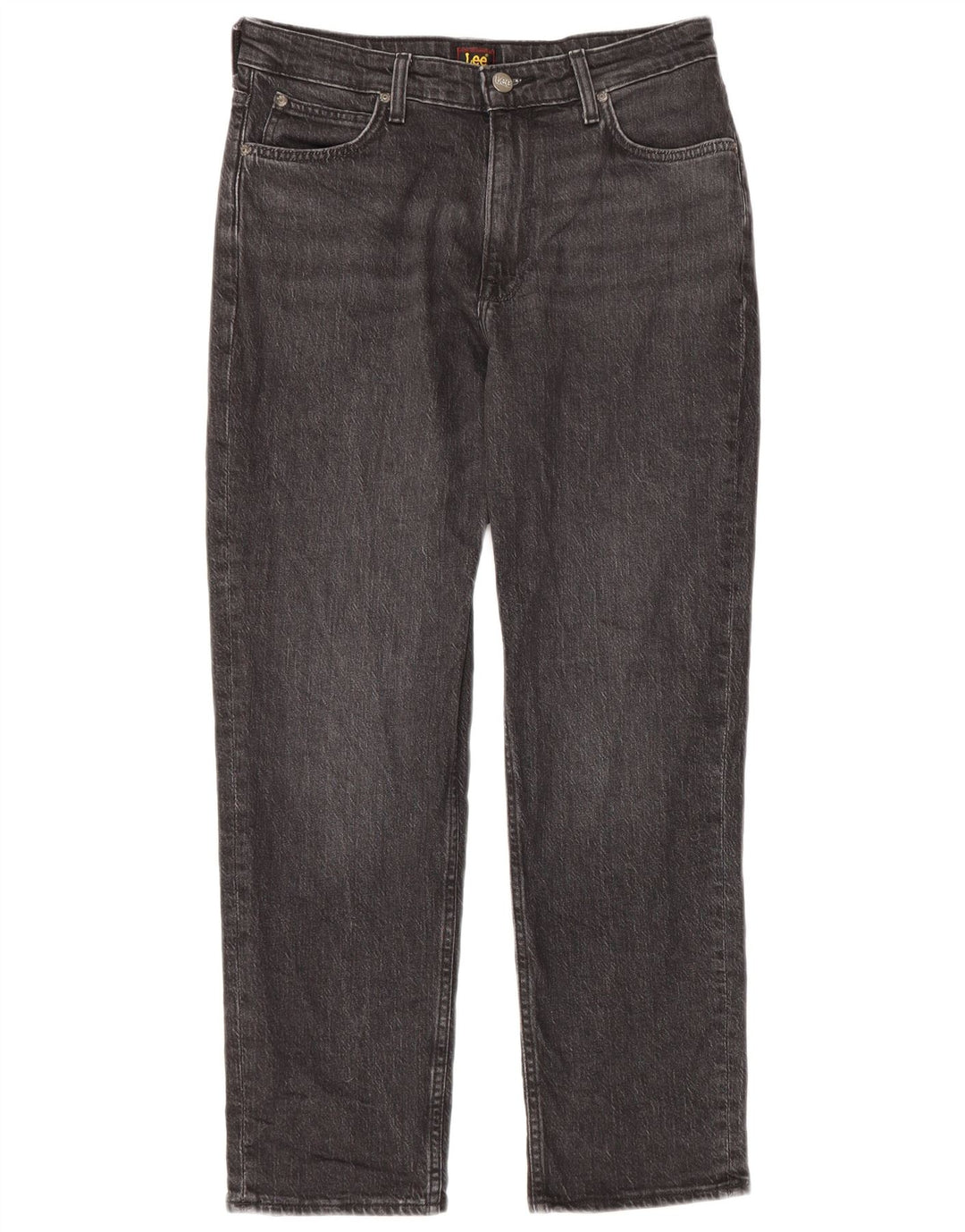 Blugi drepti pentru femei Lee Carol W29 L26 bumbac gri