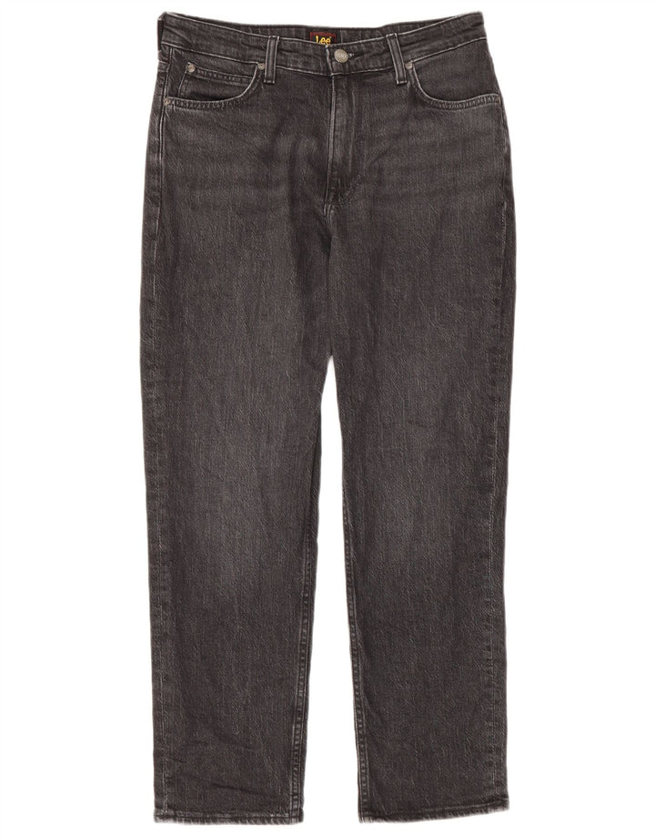 Blugi drepti pentru femei Lee Carol W29 L26 bumbac gri