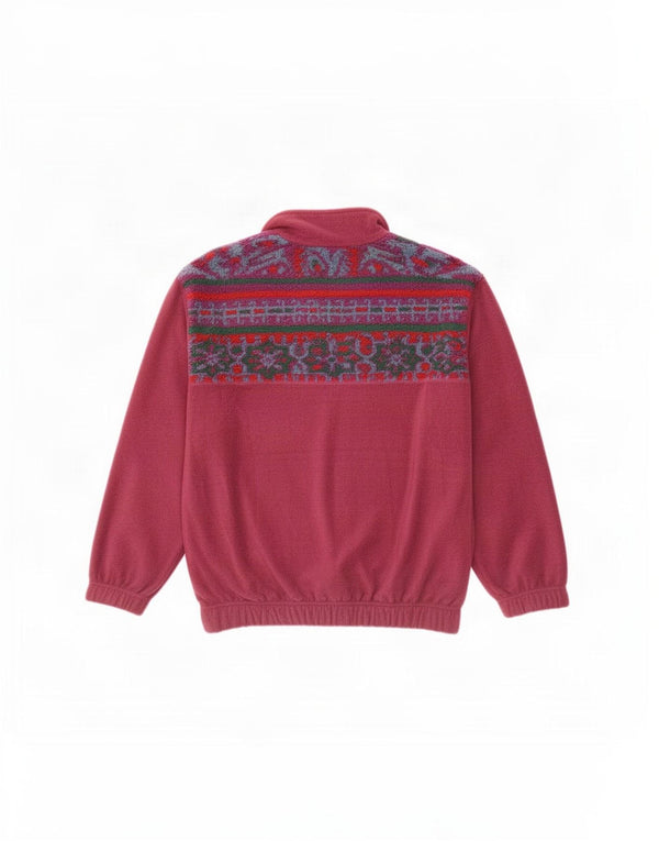 Jachetă din lână Santostefano pentru bărbați UK 42 XL Poliester geometric violet