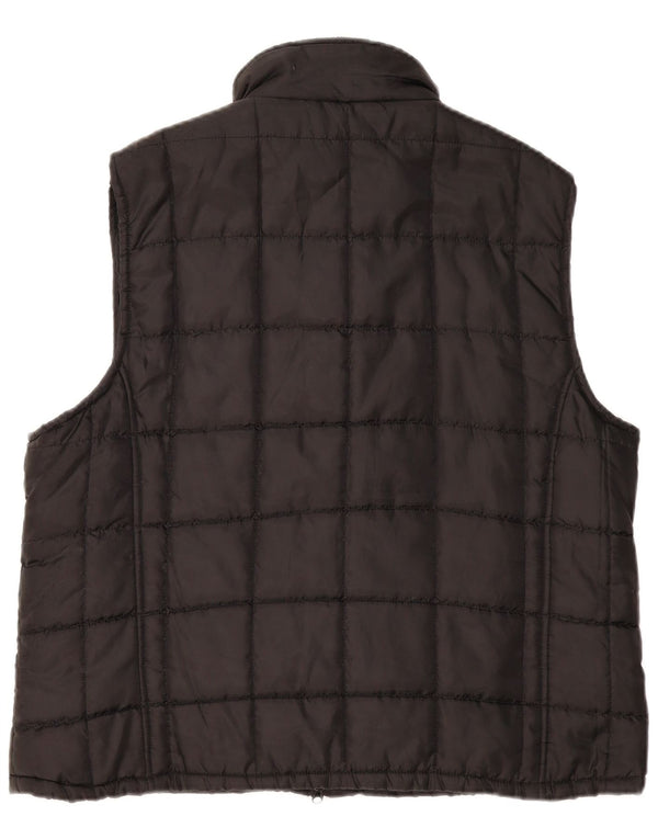 Gilet căptușit pentru bărbați Identic UK 44 2XL Poliester negru