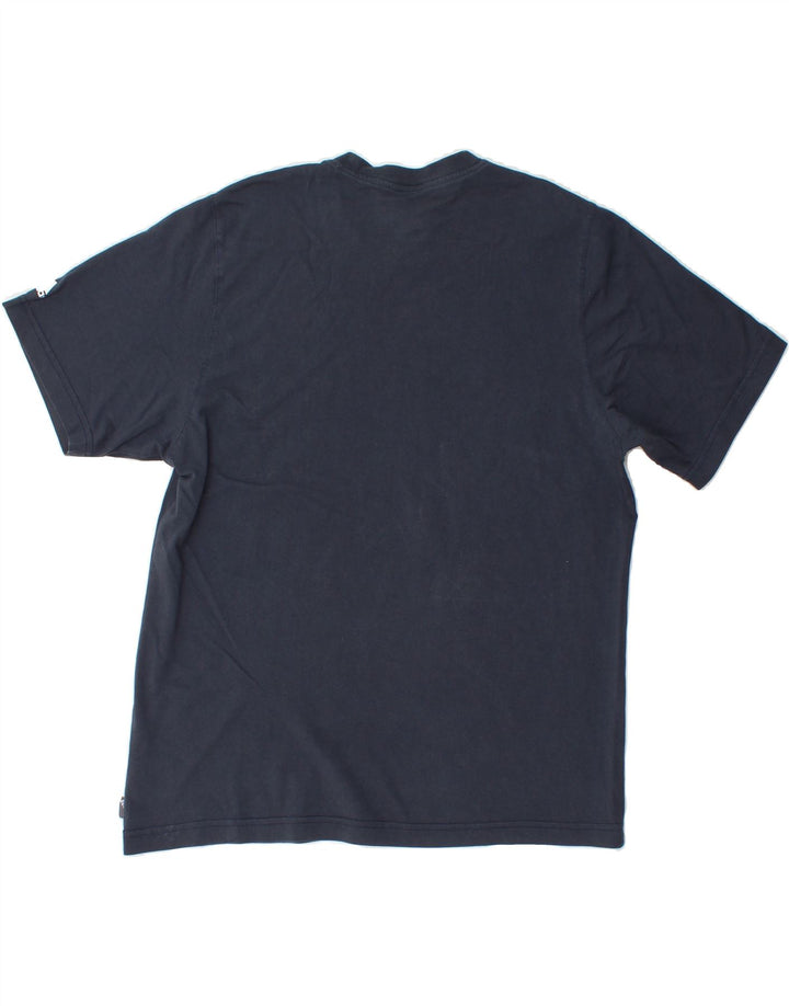ADIDAS Mens T-Shirt Top Medium Navy Blue Cotton Vintage Adidas and Second-Hand Adidas from Messina Hembry 