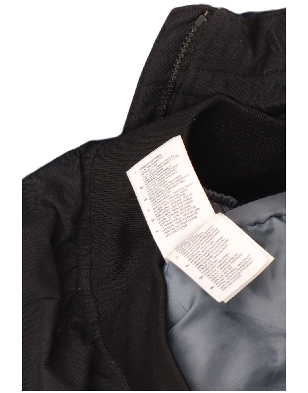 Jachetă bomber cu glugă pentru bărbați Adidas UK 36 Poliester negru mic