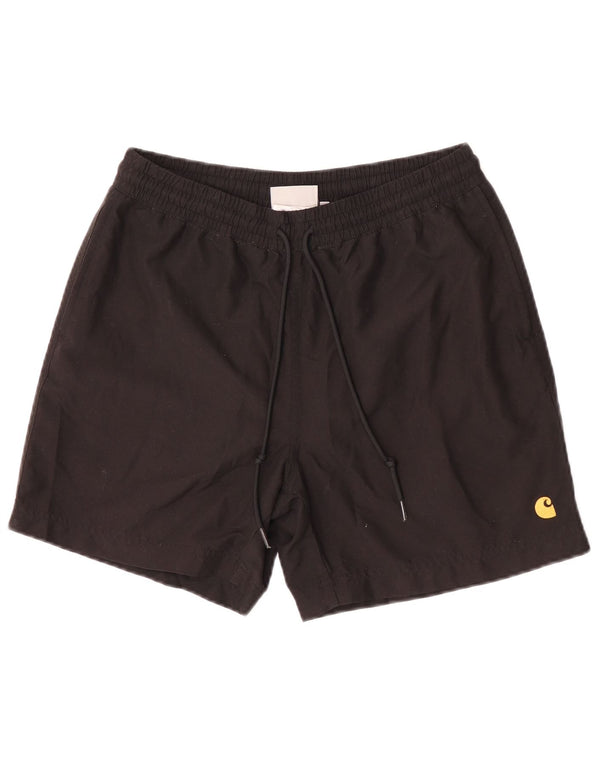 Pantaloni scurți de înot Carhartt pentru bărbați, poliester negru mic