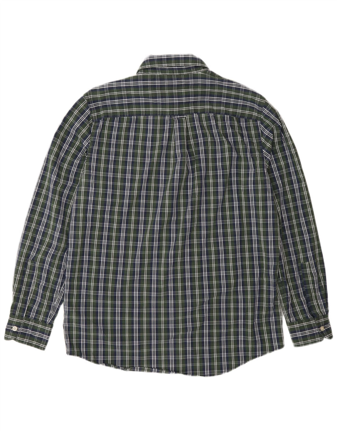 Cămașă pentru bărbați Chaps Easy Care, bumbac verde mediu cu carouri