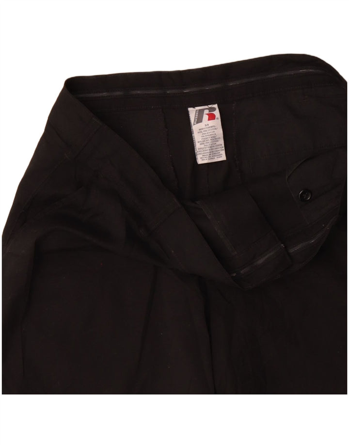 Pantaloni scurți chino pentru bărbați RUSSELL ATHLETIC W34 Poliester negru mare