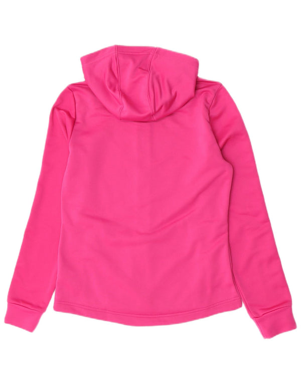 Adidas Fete Zip Hoodie Pulover 14-15 Ani Roz Poliester