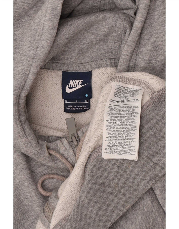 Pulover Nike pentru bărbați, cu fermoar, din bumbac mic, gri pete