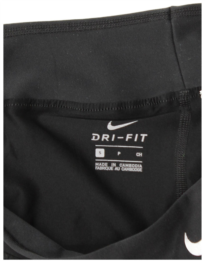 Pantaloni de tenis Nike Dri Fit pentru femei UK 10 Small Black