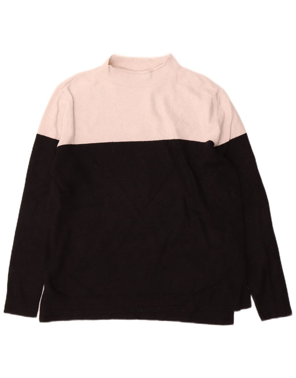 Pulover cu gât țestoasă pentru femei Marks & Spencer UK 12 Medium Black