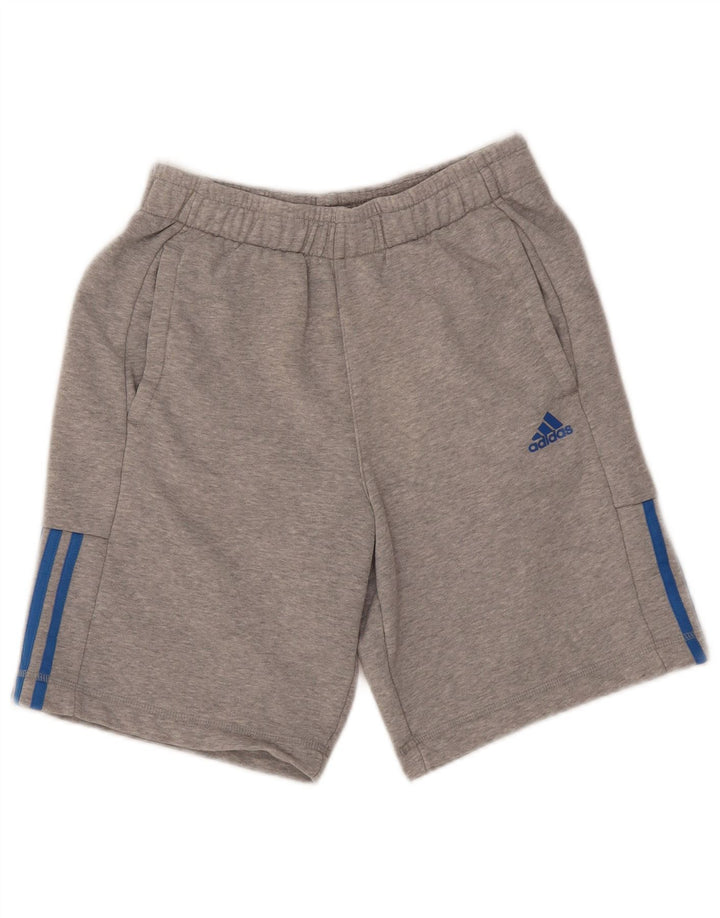 Pantaloni scurți adidas Climalite Sport pentru bărbați, bumbac, gri mic