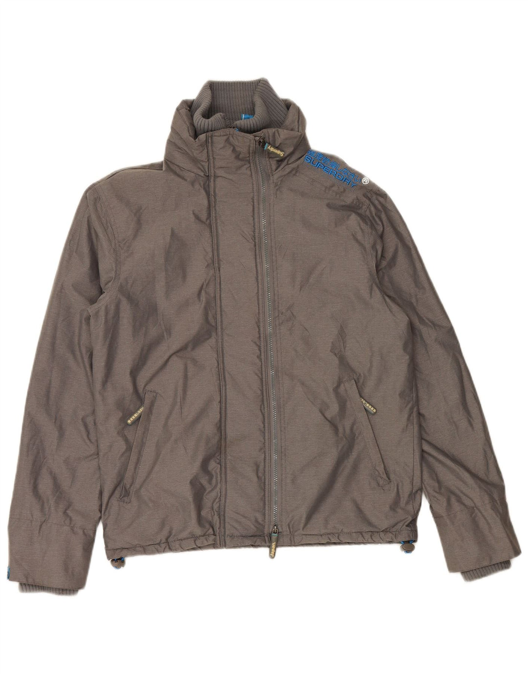 Jachetă Windbreaker pentru bărbați SUPERDRY UK 38, nailon gri mediu