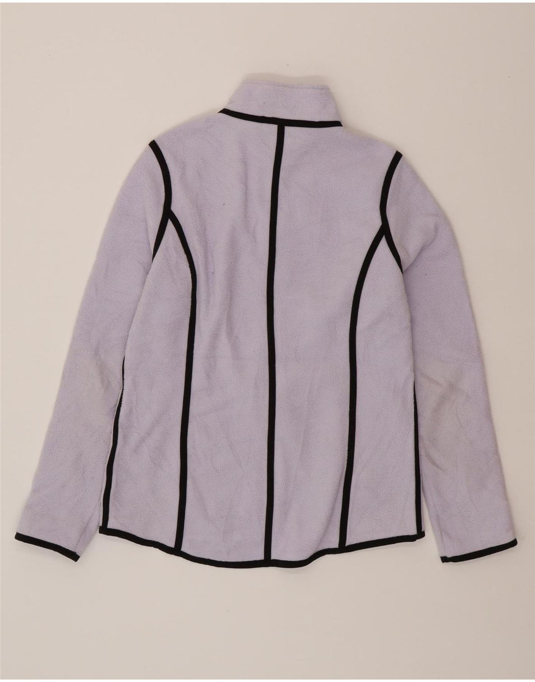 EDDIE BAUER Womens Fleece Jacket UK 14 Medium Purple Polyester Vintage Eddie Bauer and Second-Hand Eddie Bauer from Messina Hembry 