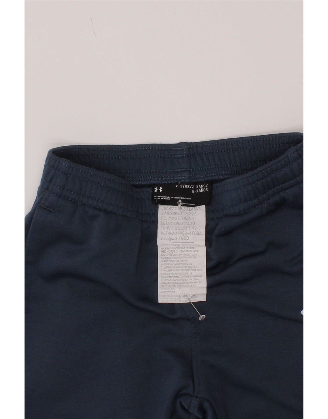 Pantaloni de trening Under Armour Băieți Joggeri 2-3 ani Poliester bleumarin