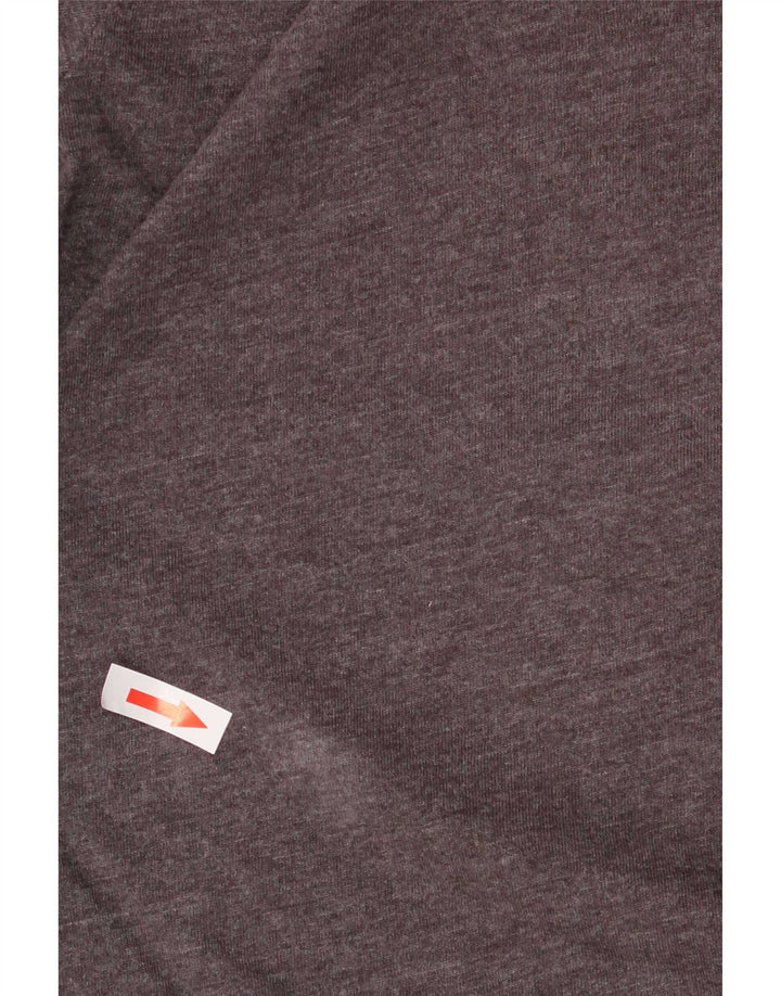 Tricou grafic pentru bărbați Lotto Top din bumbac gri mediu
