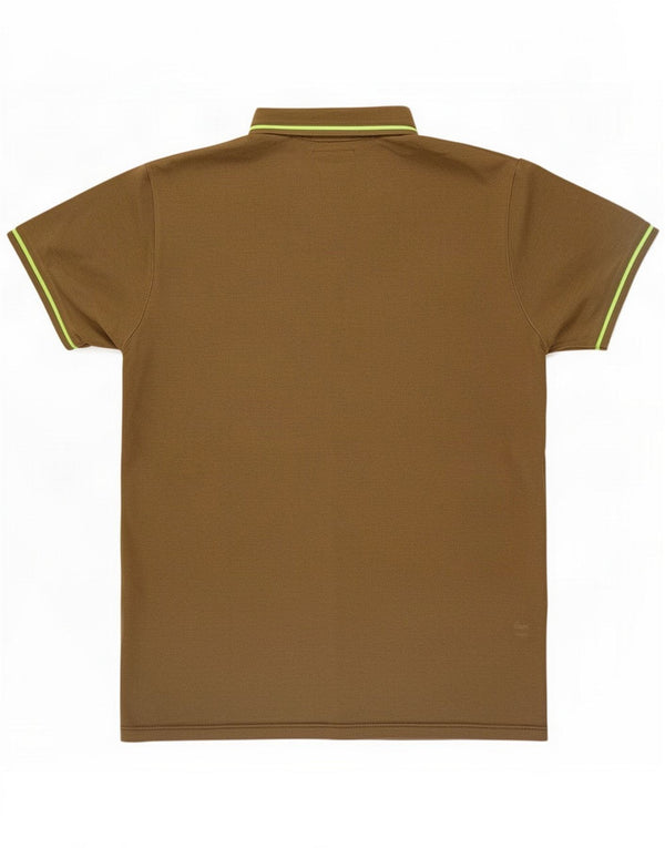 Liu Jo Mens Polo Shirt Large Khaki Cotton