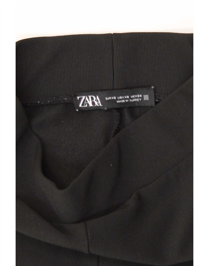 Leggings Flare Femei Zara UK 4 XS Negru