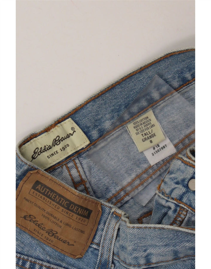 EDDIE BAUER Blugi conici pentru femei US 8 Medium W28 L33 Blue Bumbac