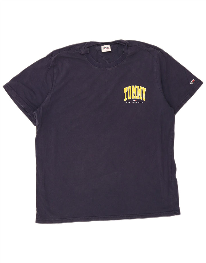 TOMMY HILFIGER Tricou grafic pentru bărbați Top XL Bumbac bleumarin
