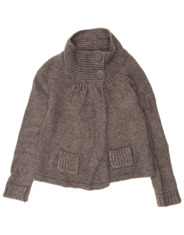 Pulover cardigan Topshop pentru femei UK 8 Small Gri Acrilic