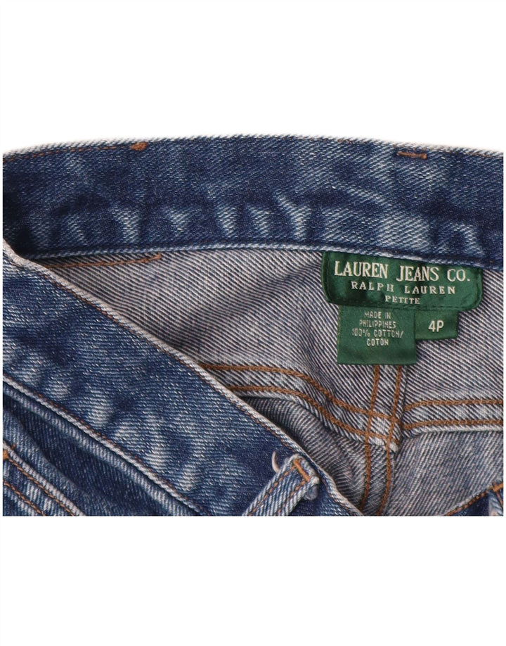 Pantaloni scurti din denim RALPH LAUREN pentru femei mici US 4 Small W28 Bumbac albastru