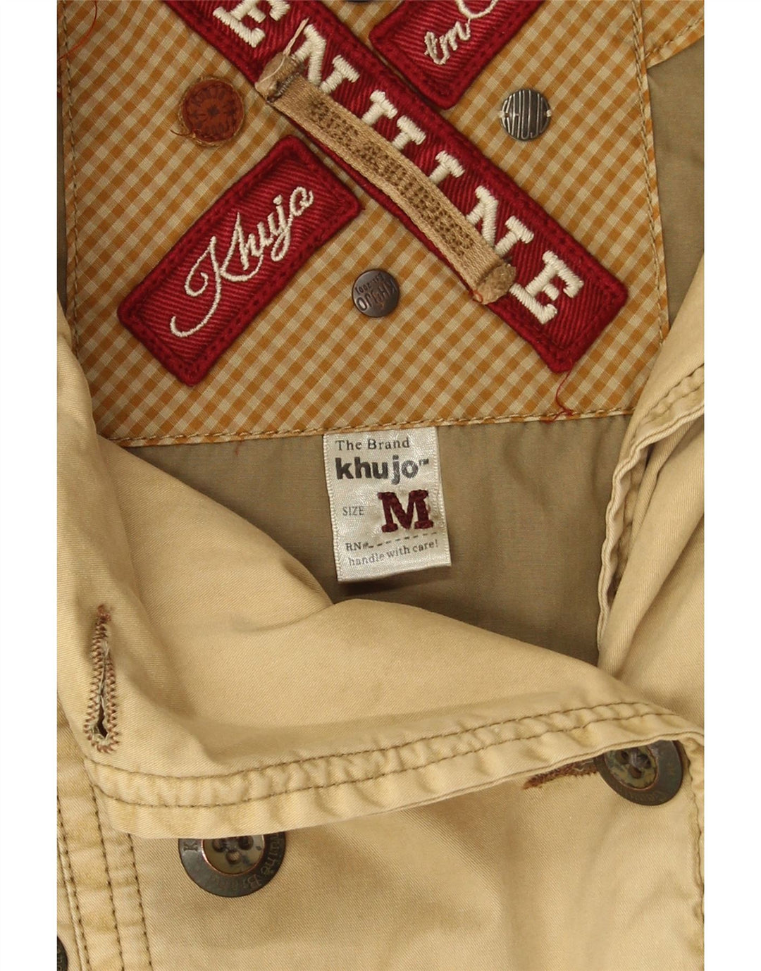 Trench pentru femei KHUJO UK 14 Bumbac mediu bej
