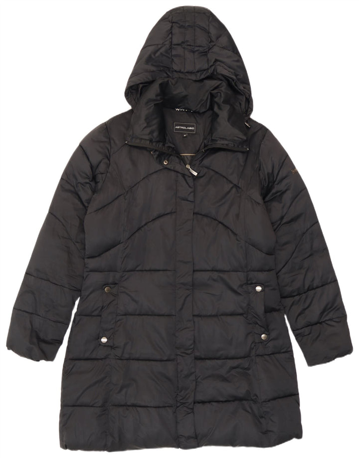 Jachetă căptușită cu glugă pentru femei Astrolabio UK 14 Poliester negru mare