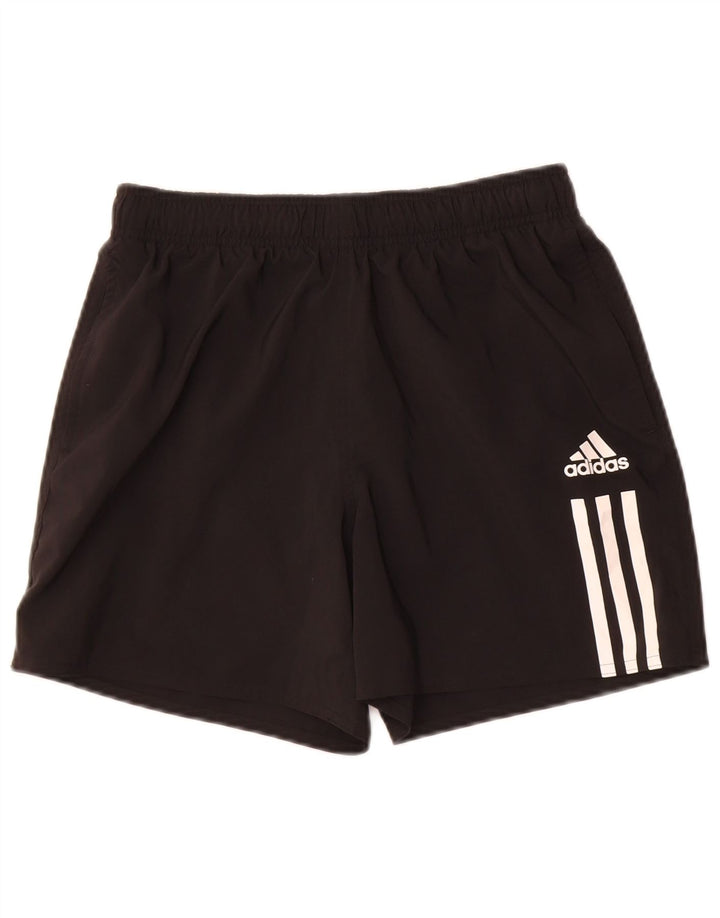 Pantaloni scurți sport pentru bărbați Adidas, poliester mediu negru