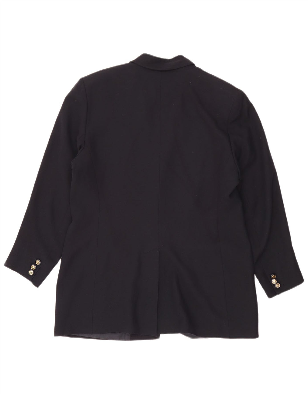 Jachetă Valentino pentru femei, cu 2 nasturi, IT 50 XL, viscoză, albastru bleumarin