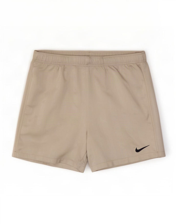 Pantaloni scurți sport Nike Dri Fit pentru bărbați, gri mediu, poliester cu dungi