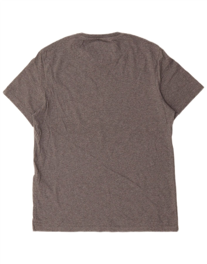 Tricou pentru bărbați Lyle & Scott Top din bumbac gri mediu