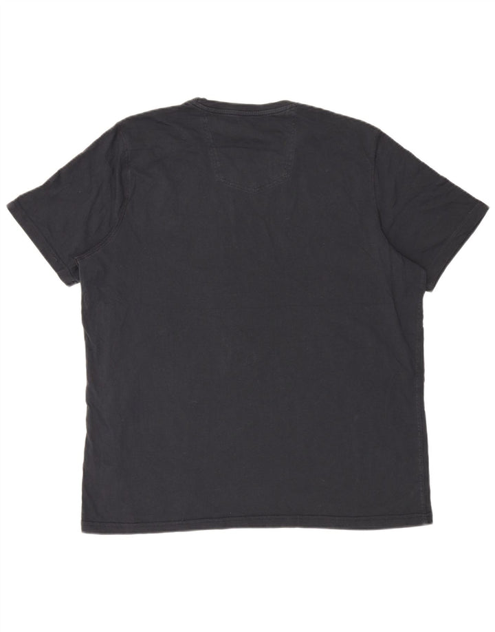 Tricou pentru bărbați Fat Face Top 2XL Bumbac negru