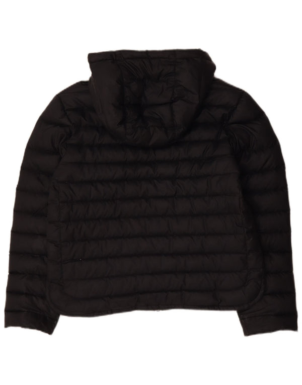 Jachetă supradimensionată cu glugă Nike pentru femei UK 6 XS Poliester negru