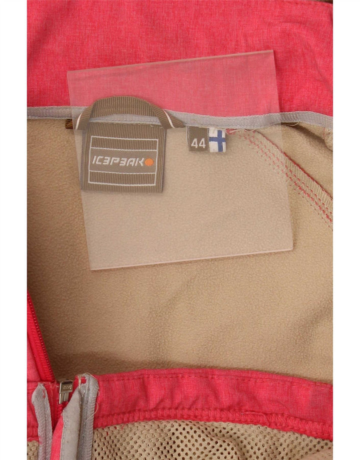 Icepeak Womens Windbreaker Jacket IT 44 Medium Pink Poliester